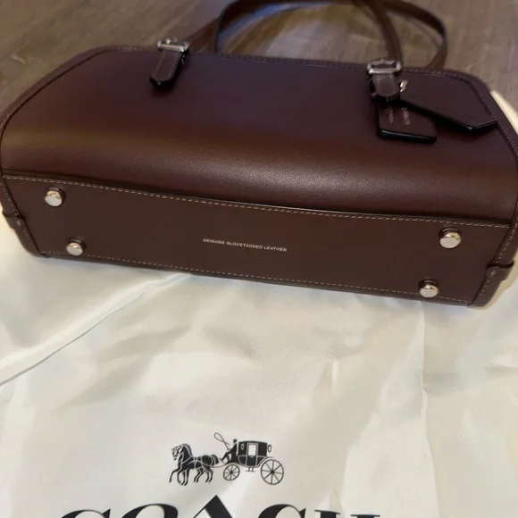 Coach swing zip 20 leather bag - Picture 3 of 6
